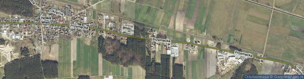 Zdjęcie satelitarne Przemęcka ul.